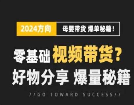 短视频母婴赛道实操流量训练营，零基础视频带货，好物分享，爆量秘籍-全知学堂