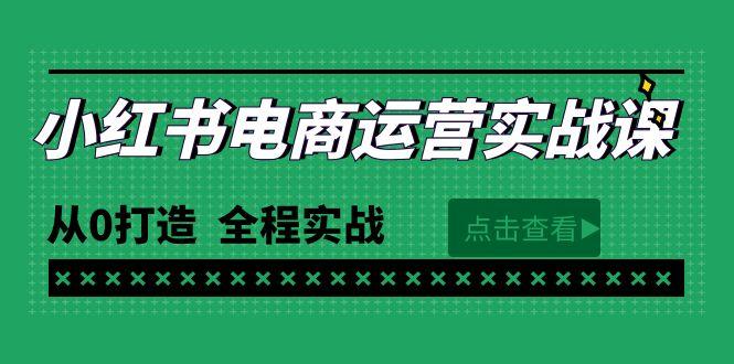 (9946期)最新小红书·电商运营实战课，从0打造  全程实战(65节视频课)-全知学堂