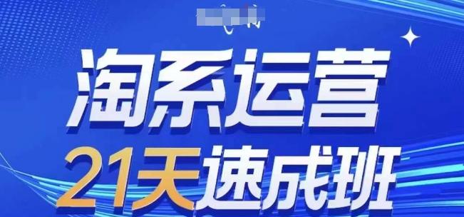 淘系运营21天速成班(更新24年7月)，0基础轻松搞定淘系运营，不做假把式-全知学堂