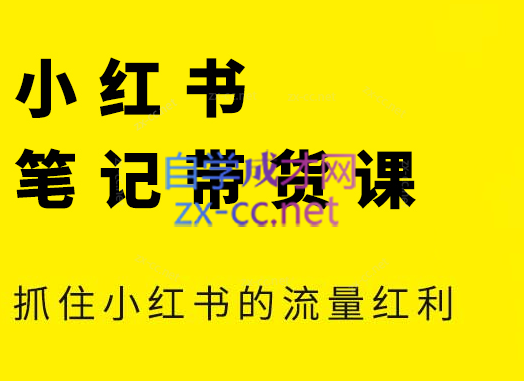 张宾·小红书笔记带货课(更新24年7月)-全知学堂