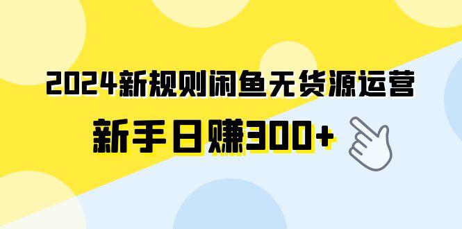 (9522期)2024新规则闲鱼无货源运营新手日赚300+-全知学堂