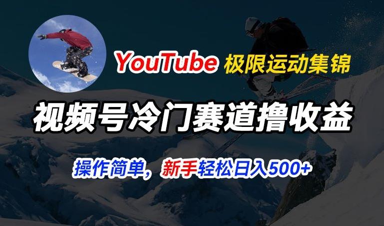 视频号冷门赛道撸收益，YouTube搬运极限运动集锦，暴力起号，操作简单流量高，轻松日入5张【揭秘】-全知学堂