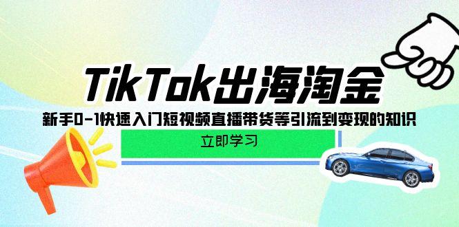 (10035期)TikTok-出海淘金，新手0-1快速入门短视频直播带货等引流到变现的知识-全知学堂